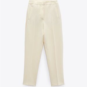 NWT ZARA HIGH-WAISTED PANTS